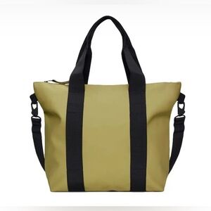 Rains Olive Green Tote Bag